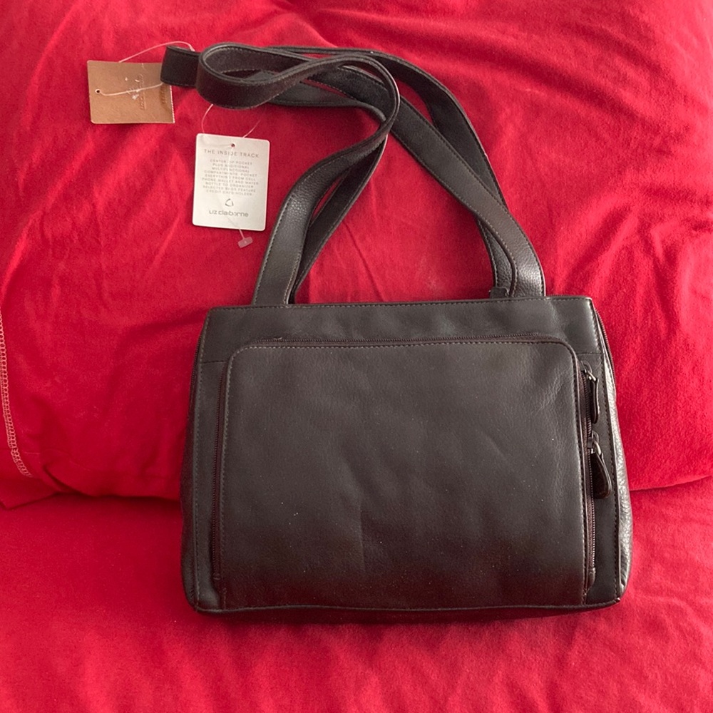 NWT Liz Claiborne leather bag